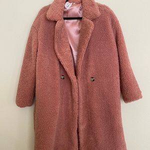 Medium Sadie and sage teddy jacket. Worn twice. Warm and oversized!